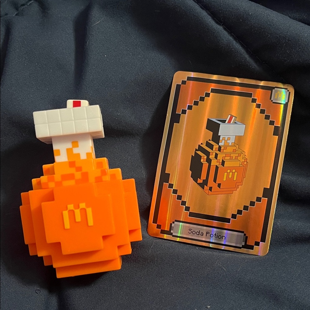 Minecraft McDonald's Happy Meal Soda Potion
